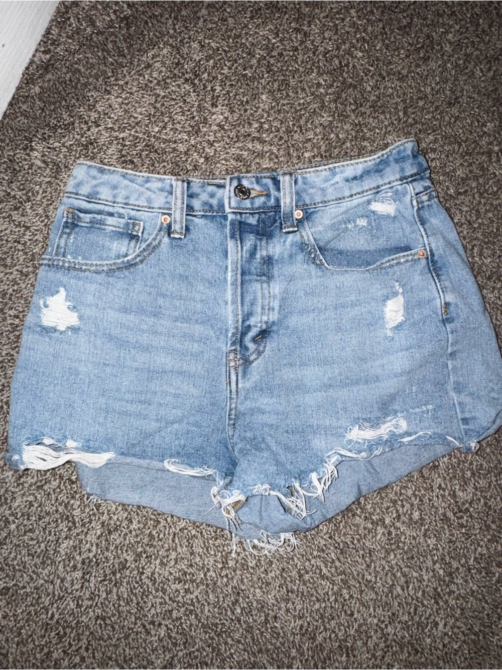 wild fable Light Wash Distressed Denim Shorts